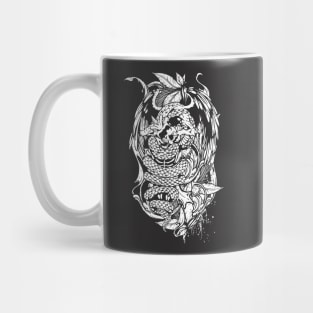 Snake Dragon (white) Mug